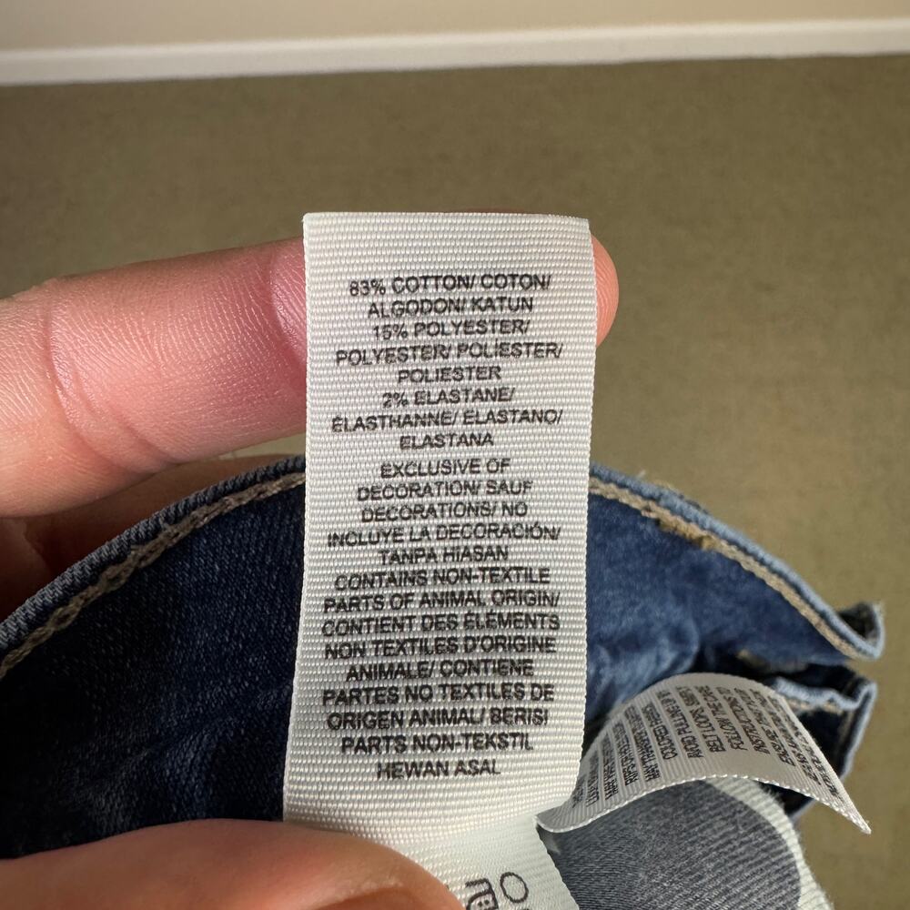 Lucky Brand Charlie Skinny Low Rise Blue Jeans US Women's 12/31 - Picture 7 of 8